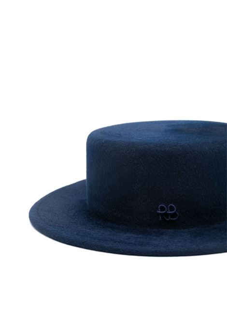 Cappello fedora con logo in blu Ruslan baginskiy - donna RUSLAN BAGINSKIY | CNT078FWRB078